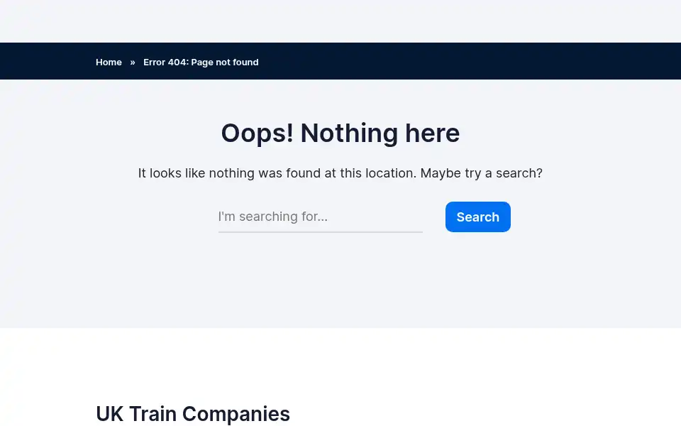 Screenshot of railsmartr.co.uk
