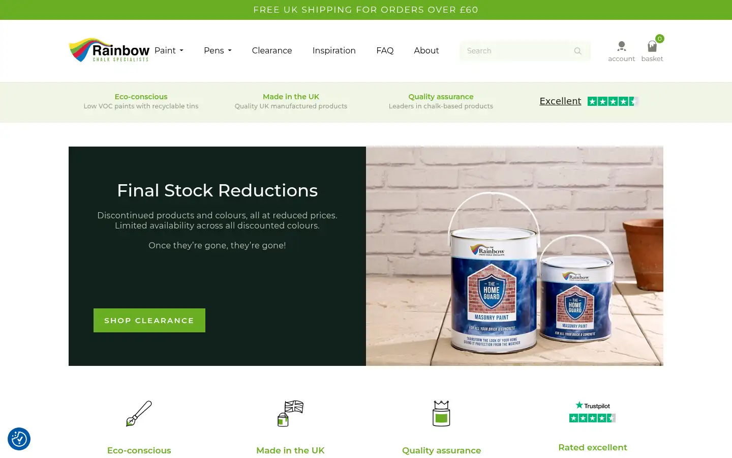 Screenshot of rainbowchalk.com