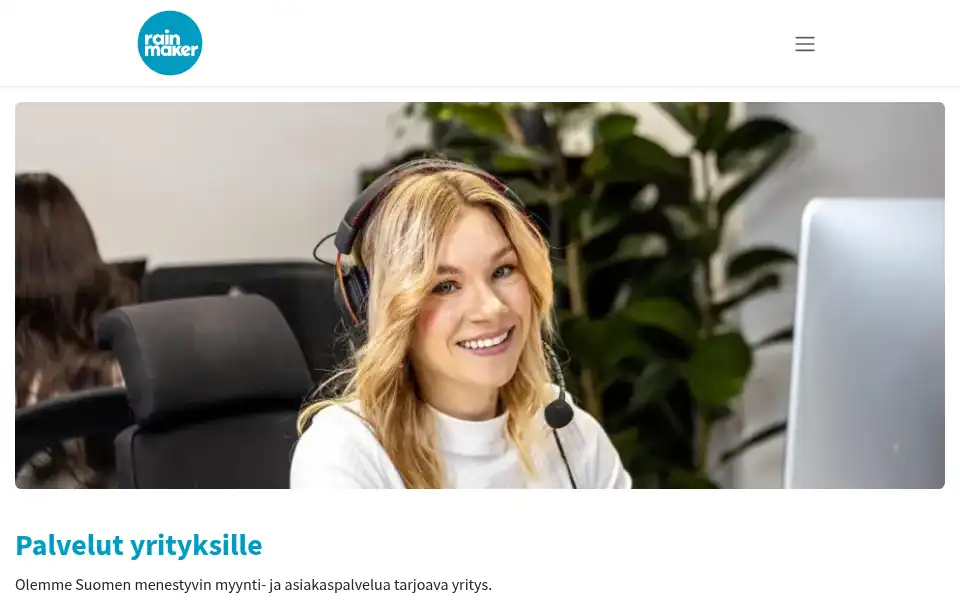 Screenshot of rainmaker.fi