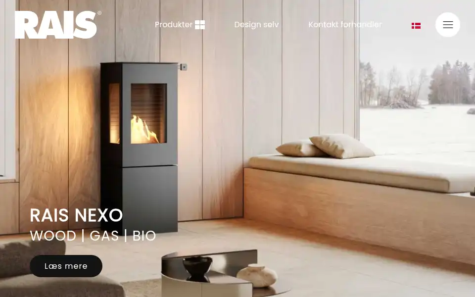 Screenshot of rais.dk