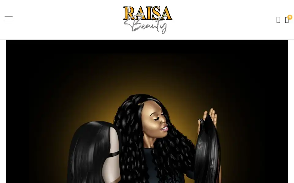 Screenshot of raisabeauty.nl