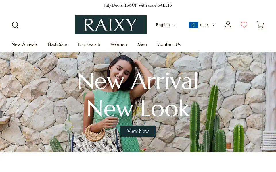 Screenshot of raixy.com