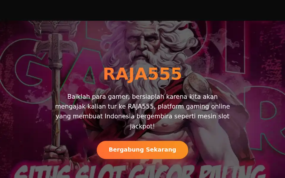 Screenshot of raja555-id.com
