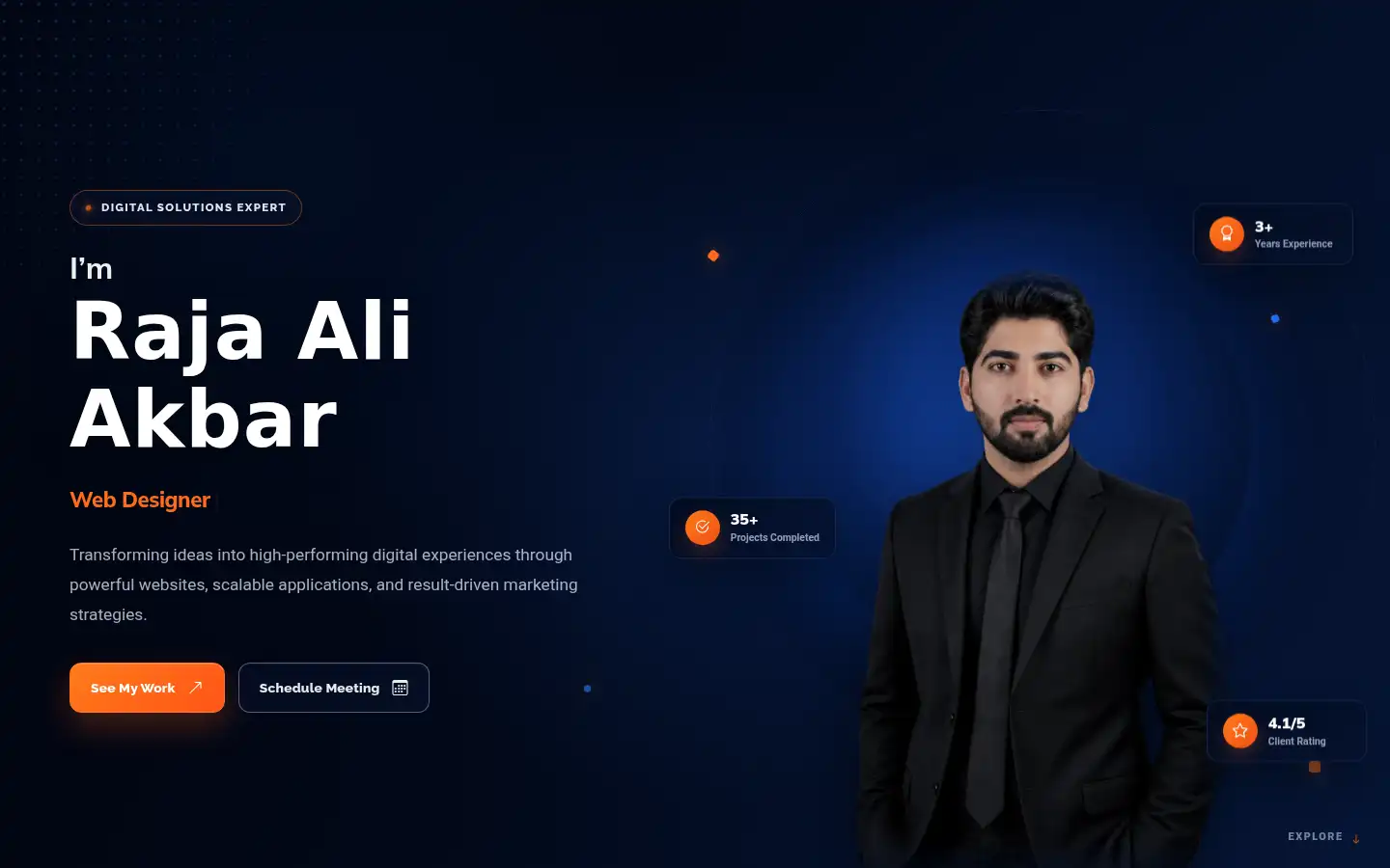 Screenshot of rajaaliakbar.online