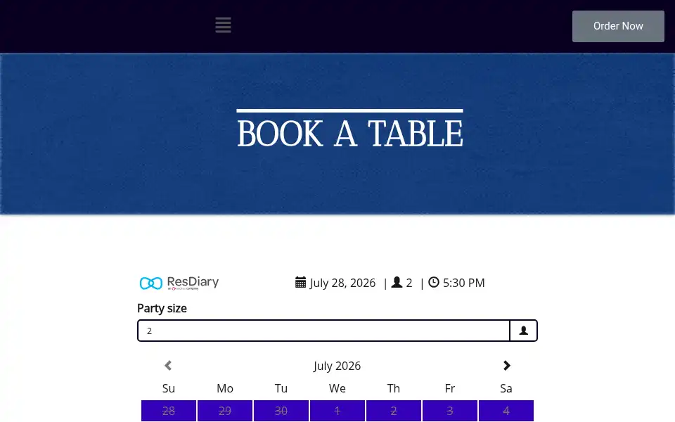 Screenshot of rajbaribristol.co.uk