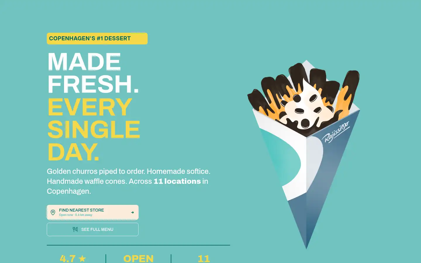 Screenshot of rajissimo.com