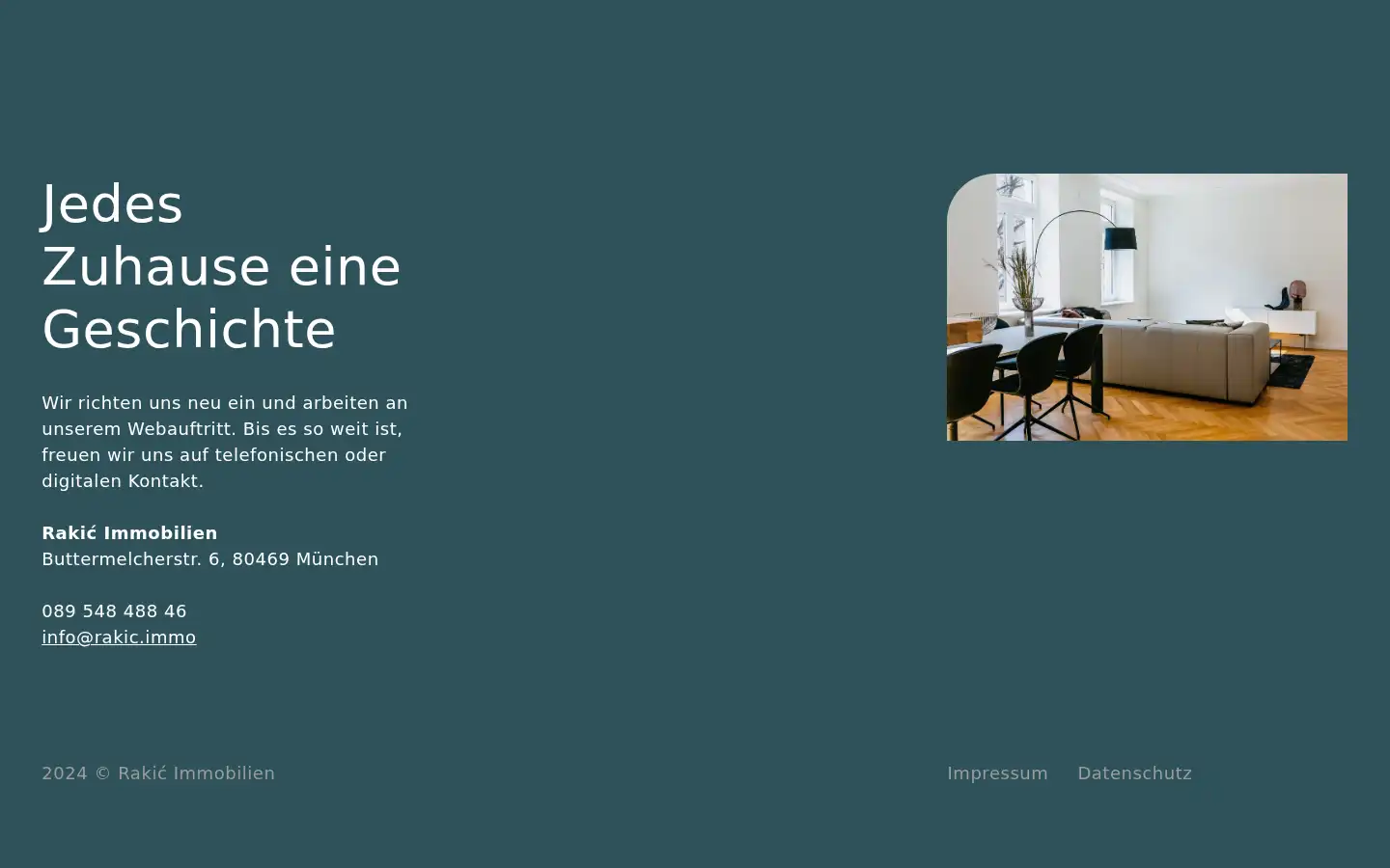 Screenshot of rakic.immo