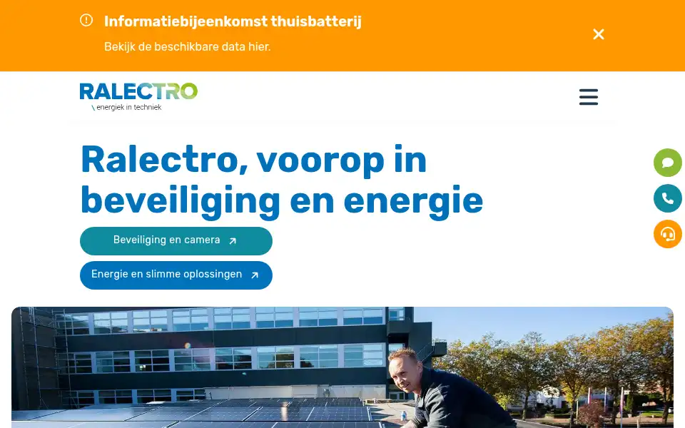 Screenshot of ralectro.nl