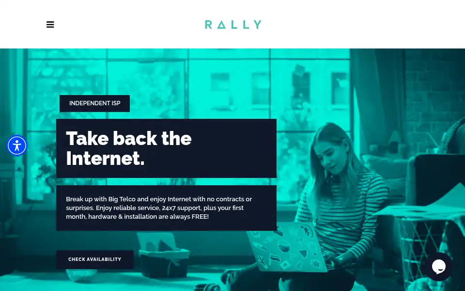Screenshot of rally.ca