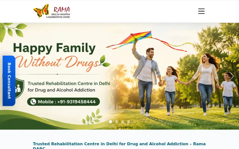 Screenshot of ramarehab.com