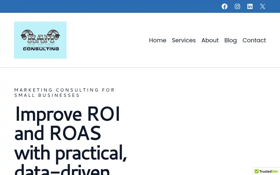 Screenshot of ramconsultingtucson.net
