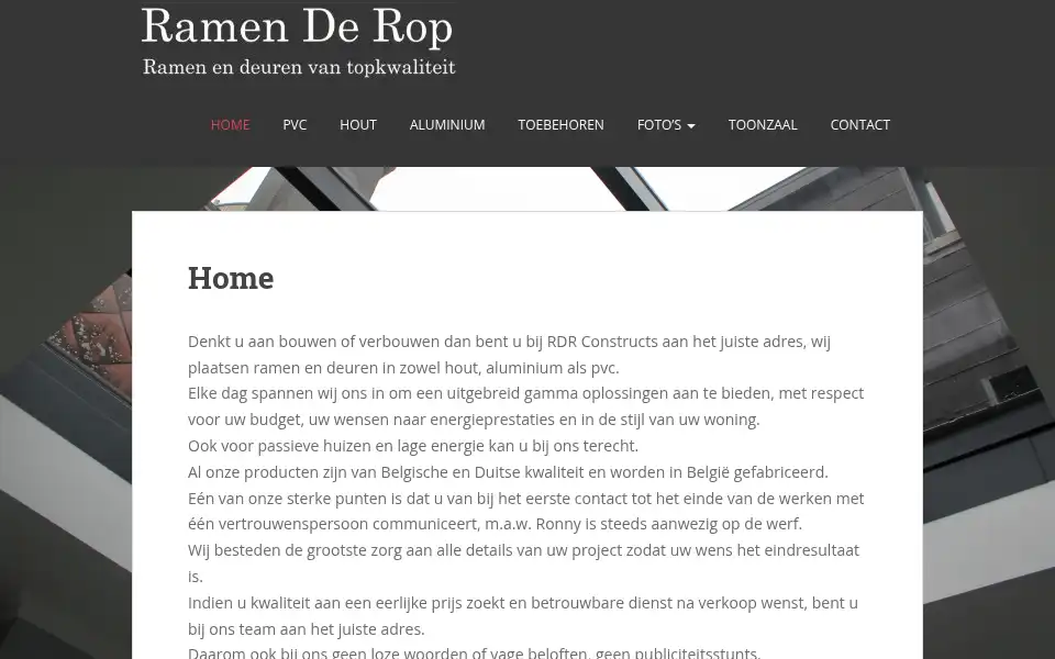 Screenshot of ramenderop.be