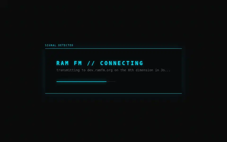 Screenshot of ramfm.org