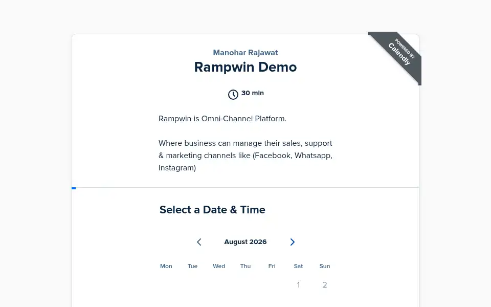 Screenshot of rampwin.com