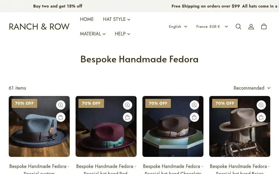 Screenshot of ranchrow.com