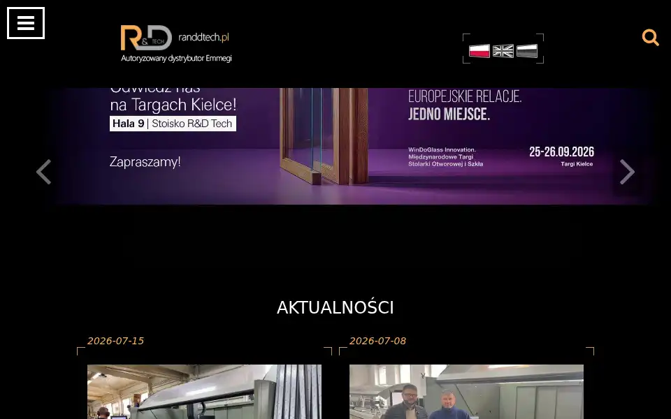 Screenshot of randdtech.pl