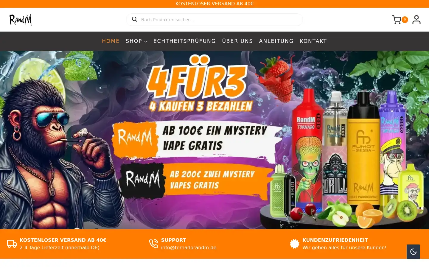 Screenshot of randm-welt.de