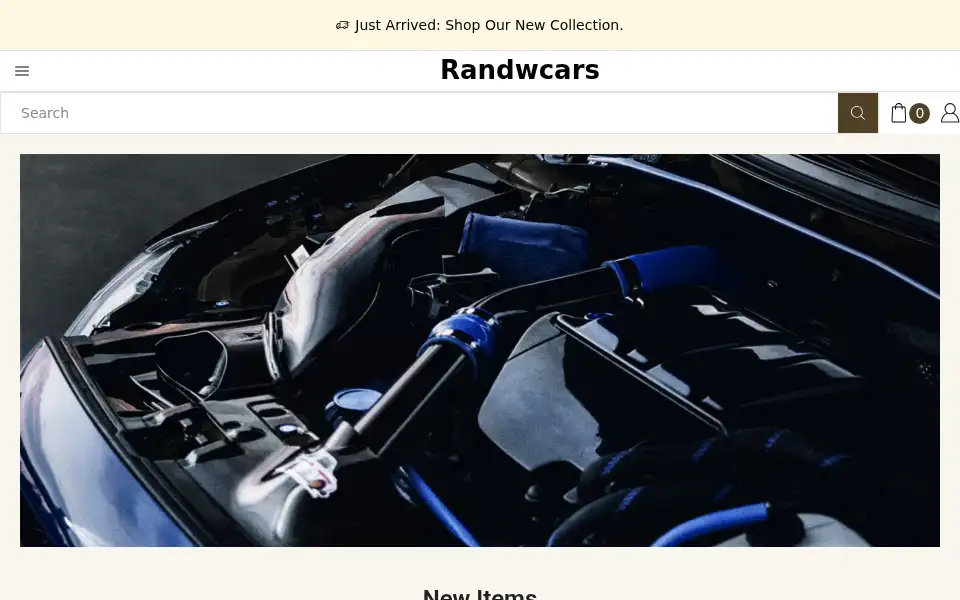 Screenshot of randwcars.co.uk