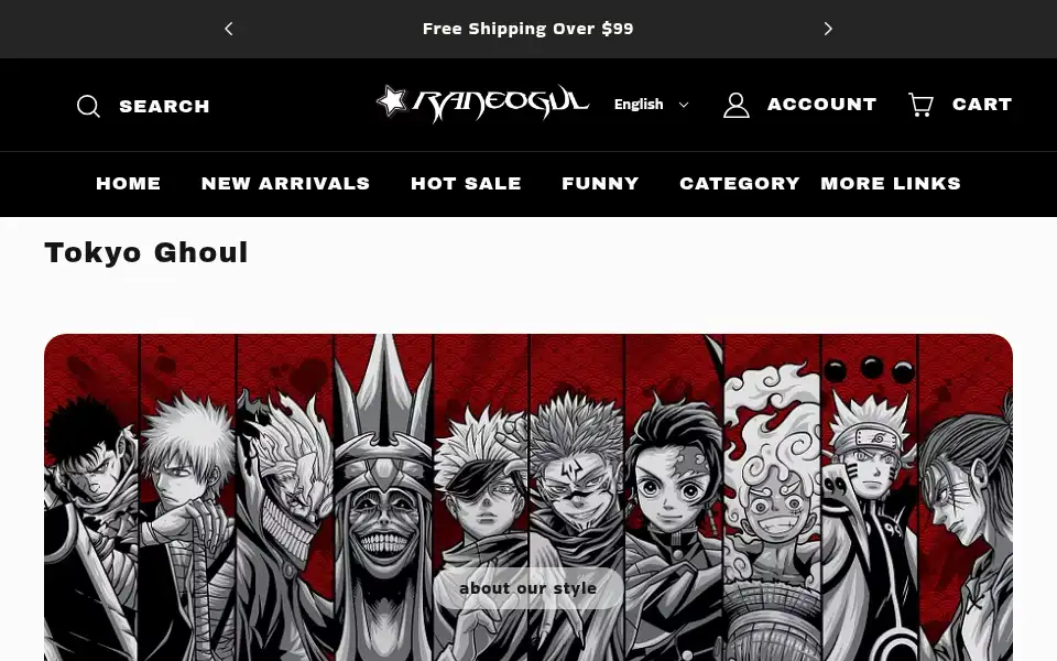 Screenshot of raneogul.com