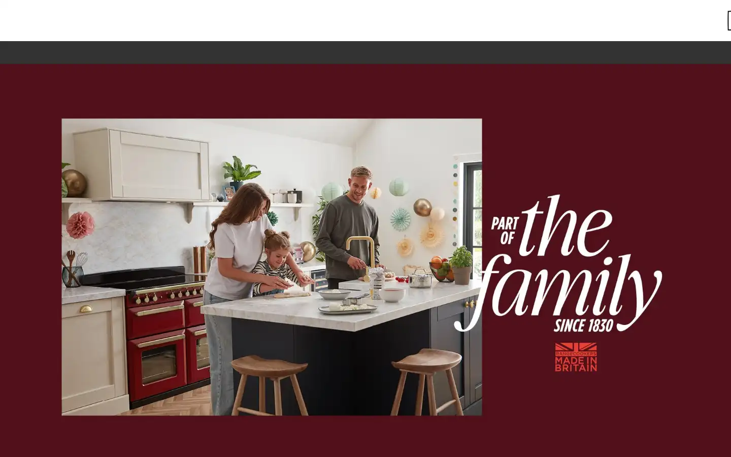 Screenshot of rangemaster.co.uk