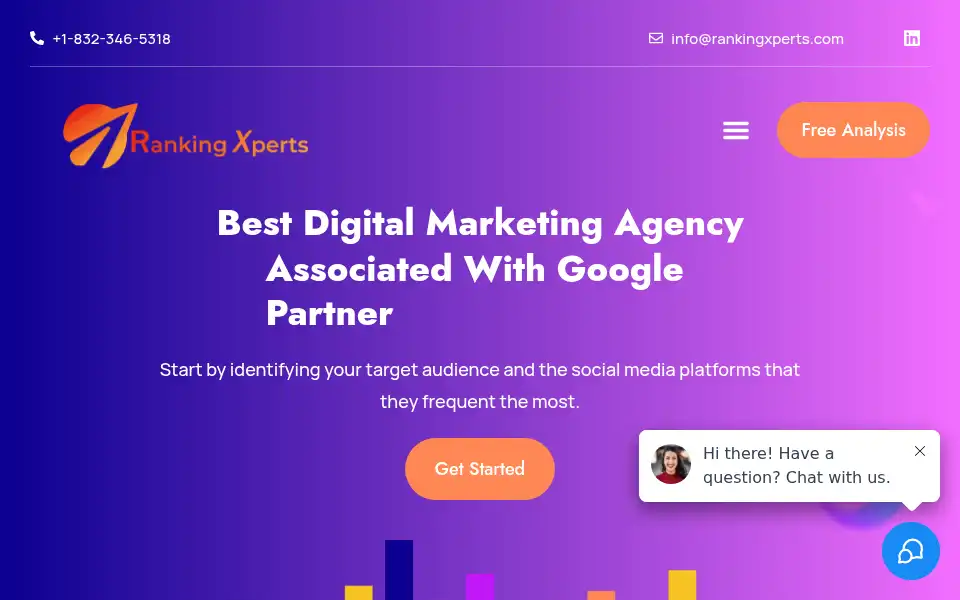 Screenshot of rankingxperts.com