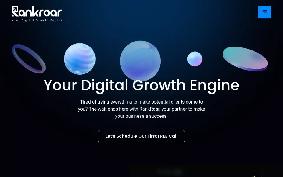 Screenshot of rankroar.com