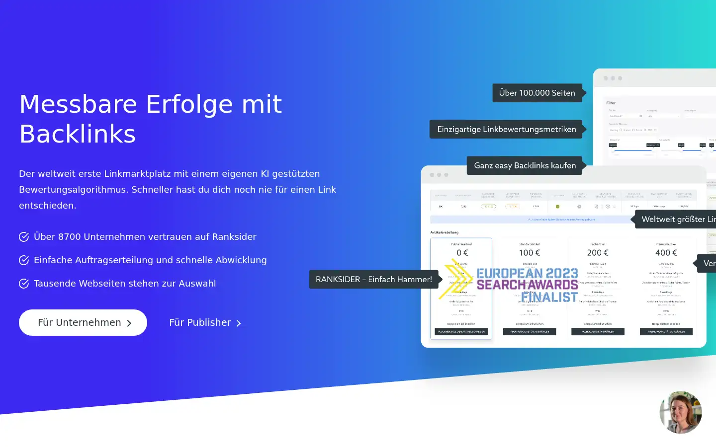 Screenshot of ranksider.com