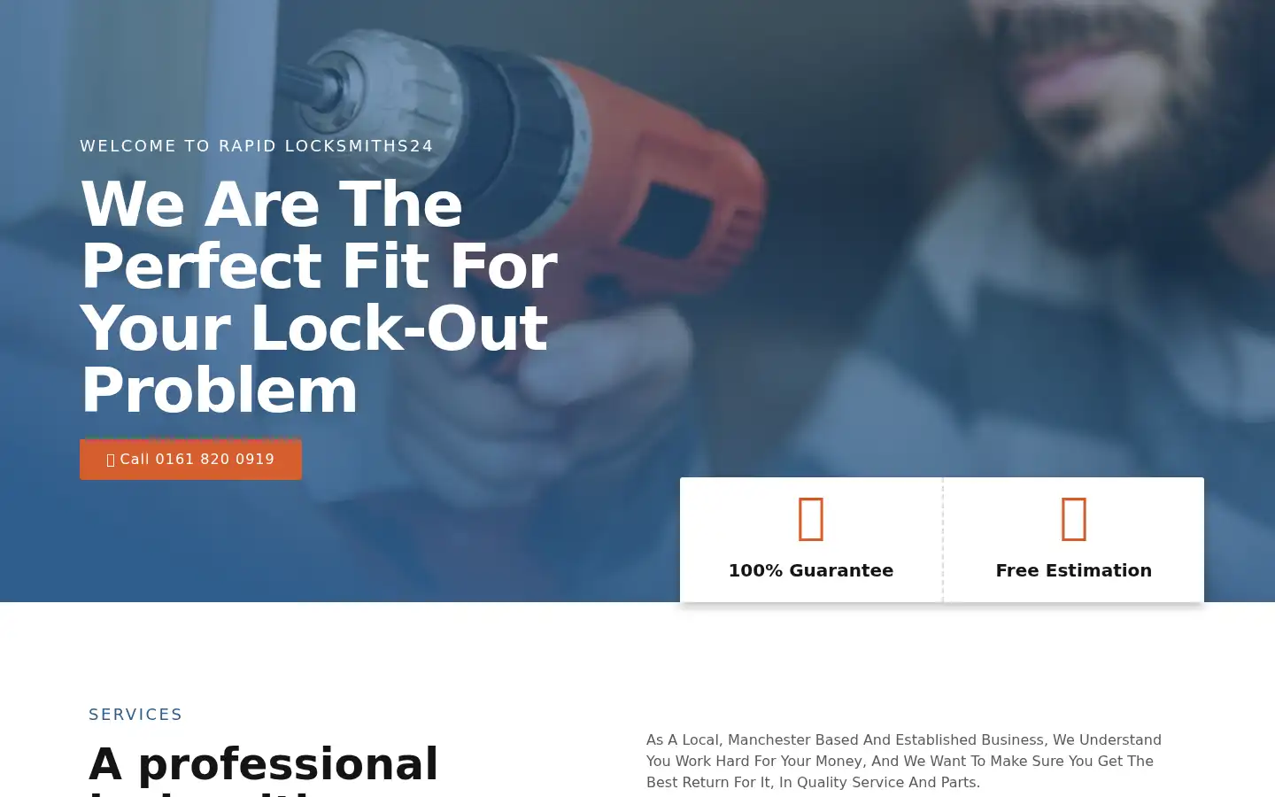 Screenshot of rapid-locksmiths24.co.uk