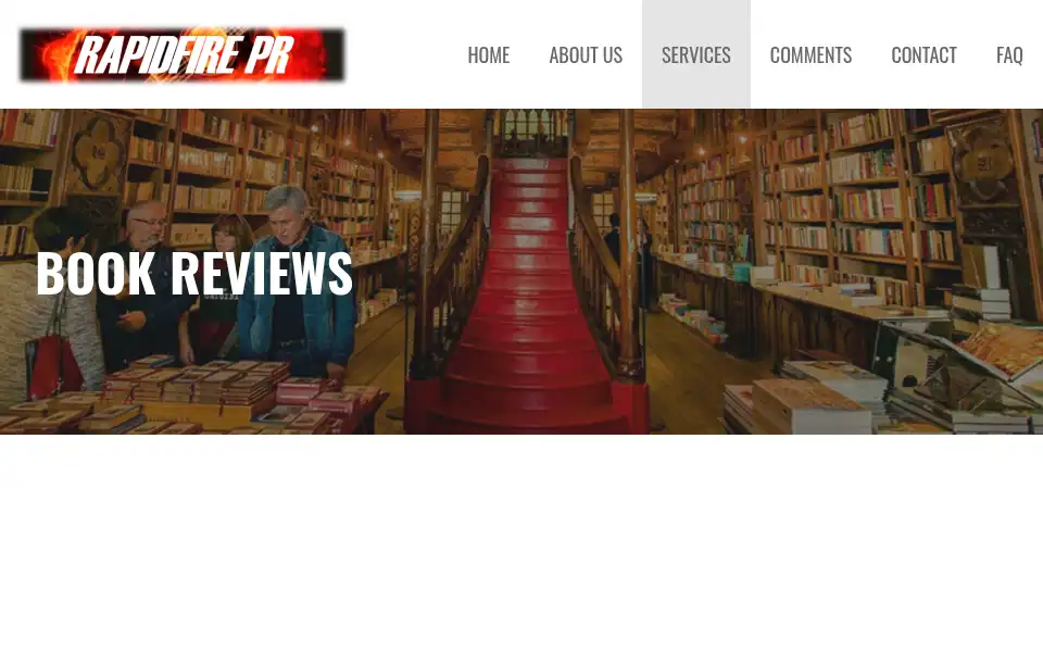 Screenshot of rapidfirepr.com