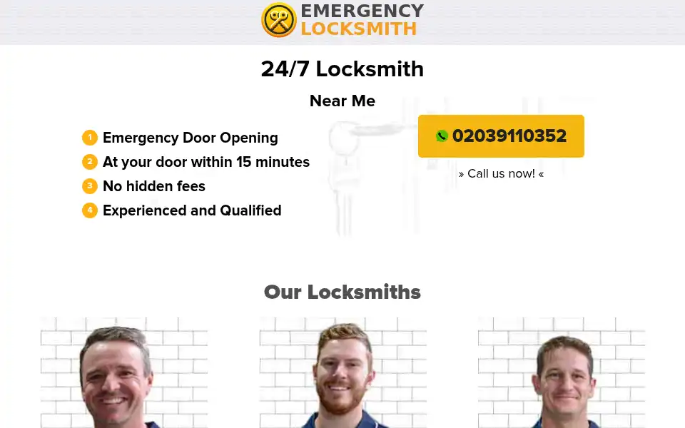 Screenshot of rapidlockhelp.co.uk