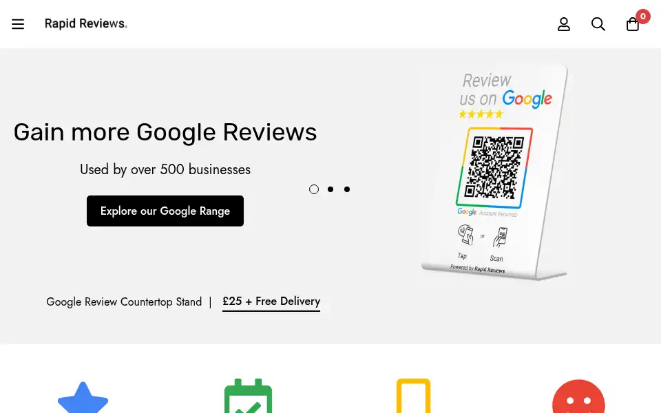 Screenshot of rapidreviews.co.uk