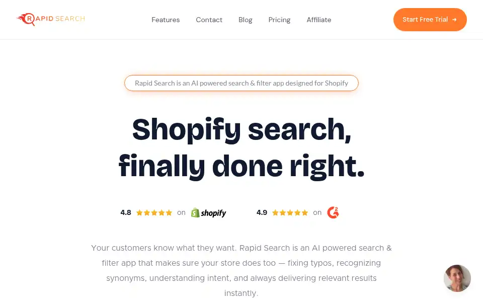 Screenshot of rapidsearch.app