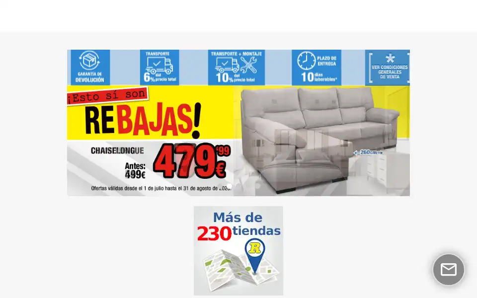 Screenshot of rapimueble.com