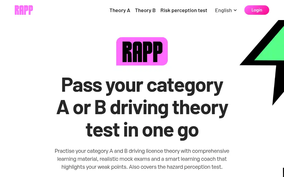 Screenshot of rapp-app.com