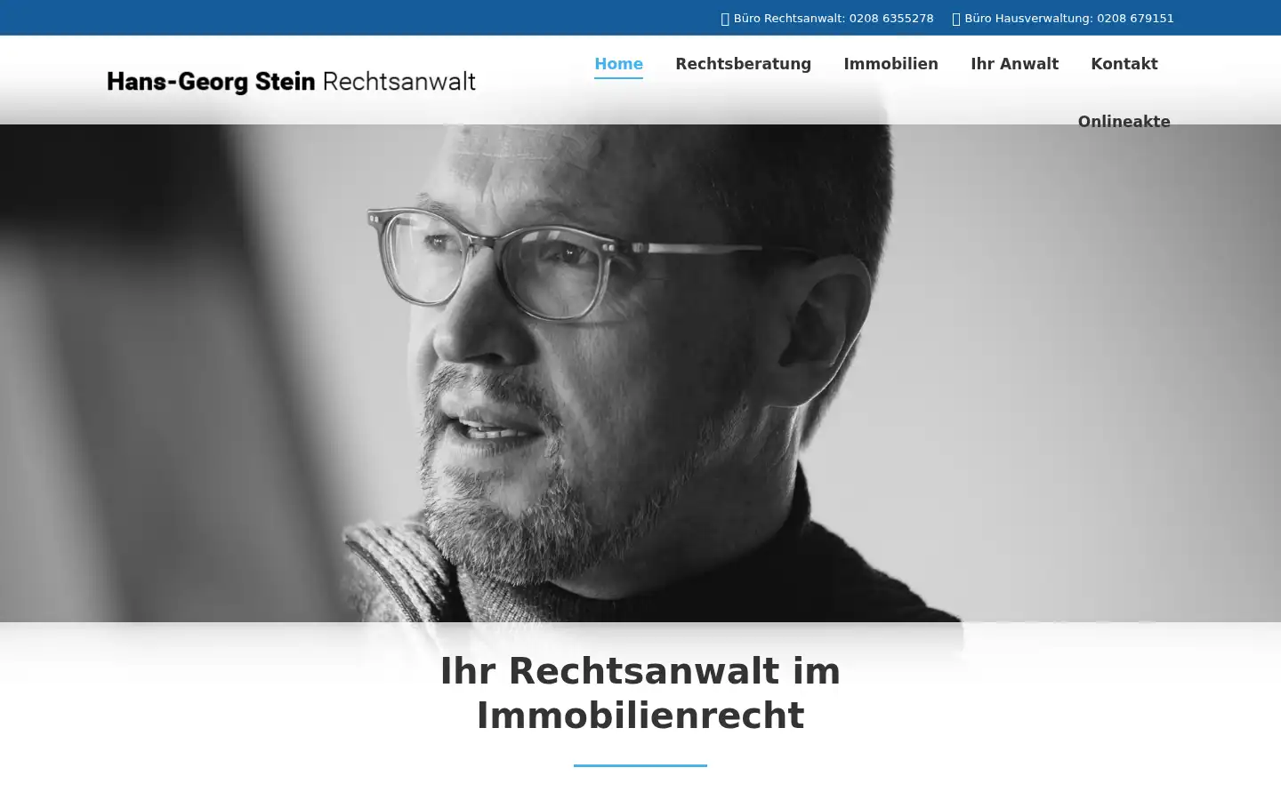 Screenshot of rastein-ob.de