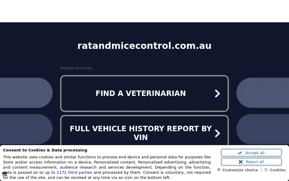 Screenshot of ratandmicecontrol.com.au