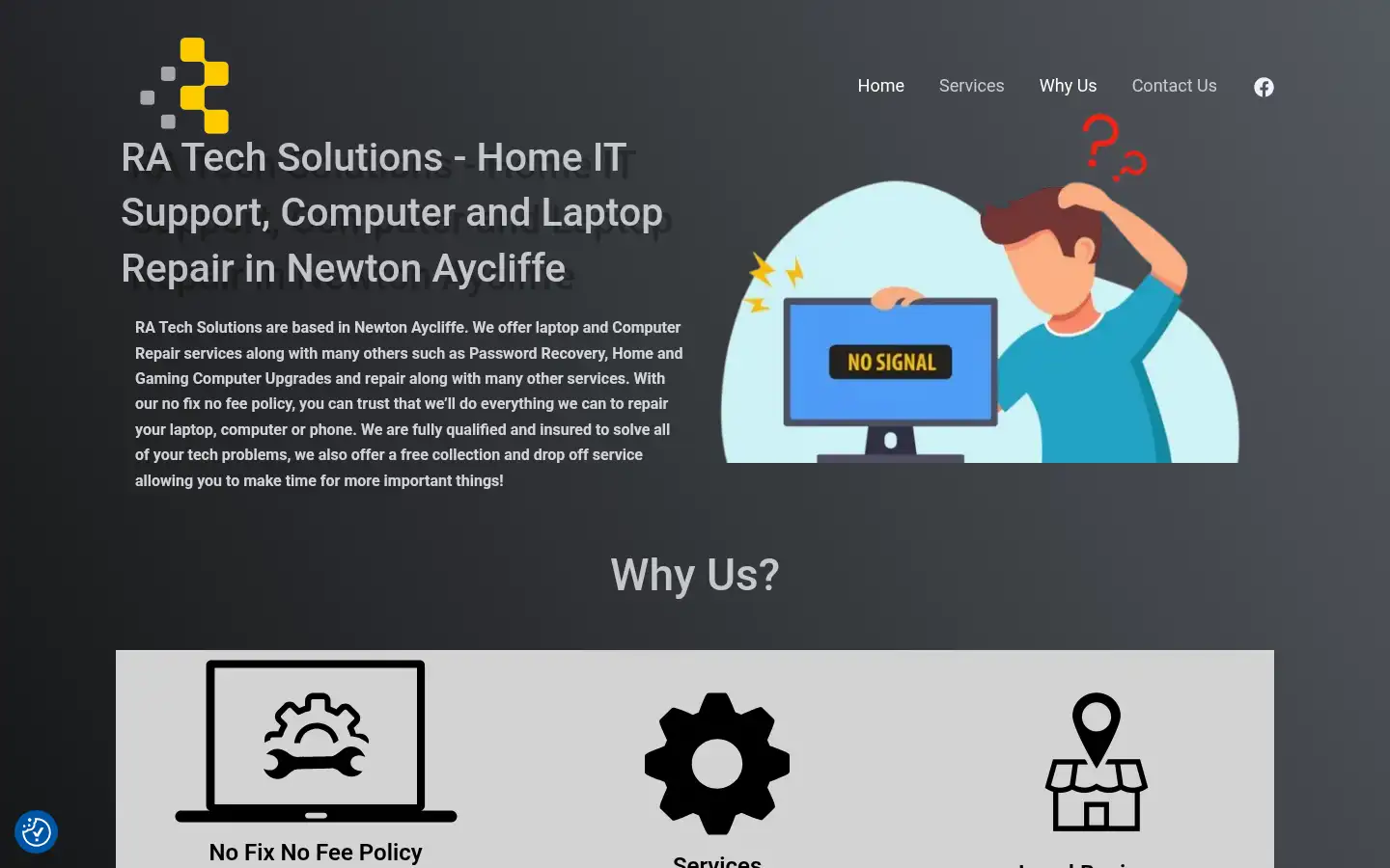 Screenshot of ratechsolutions.co.uk