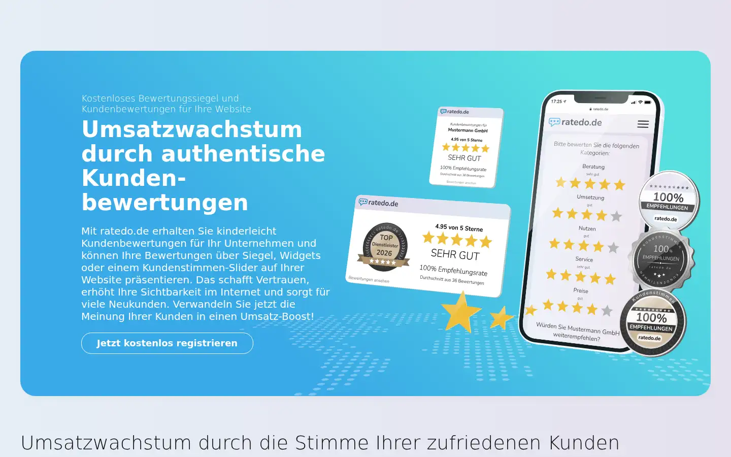Screenshot of ratedo.de