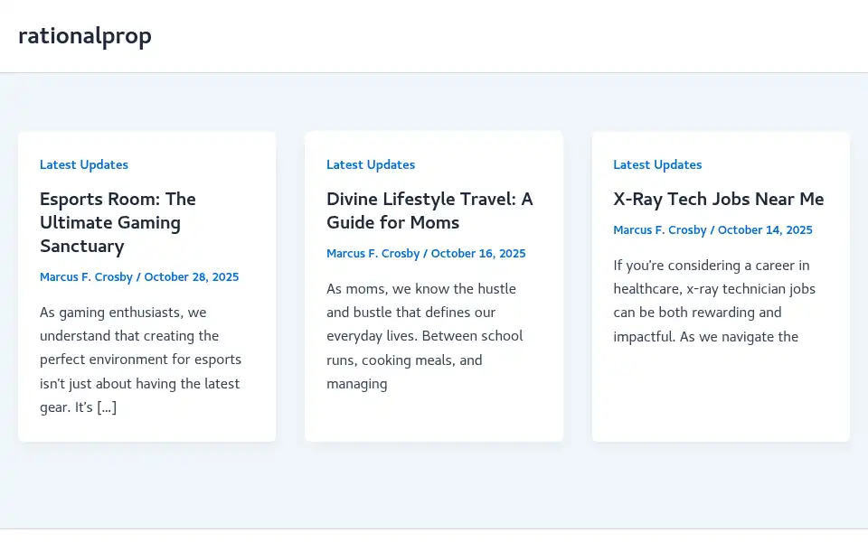 Screenshot of rationalprop.com