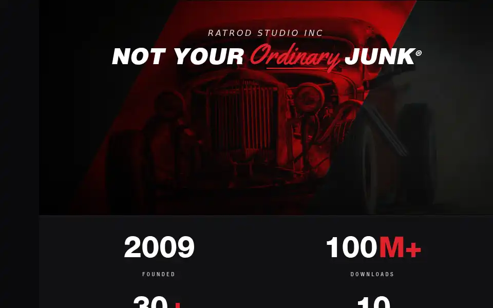 Screenshot of ratrodstudio.com