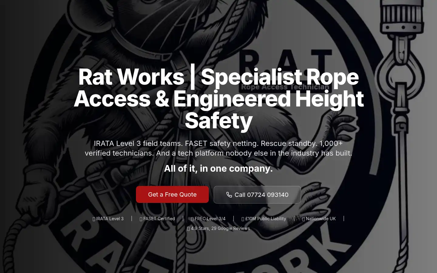 Screenshot of ratwork.co.uk