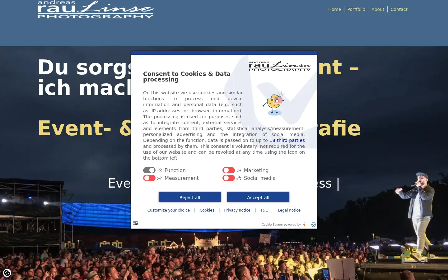 Screenshot of raulinse.de