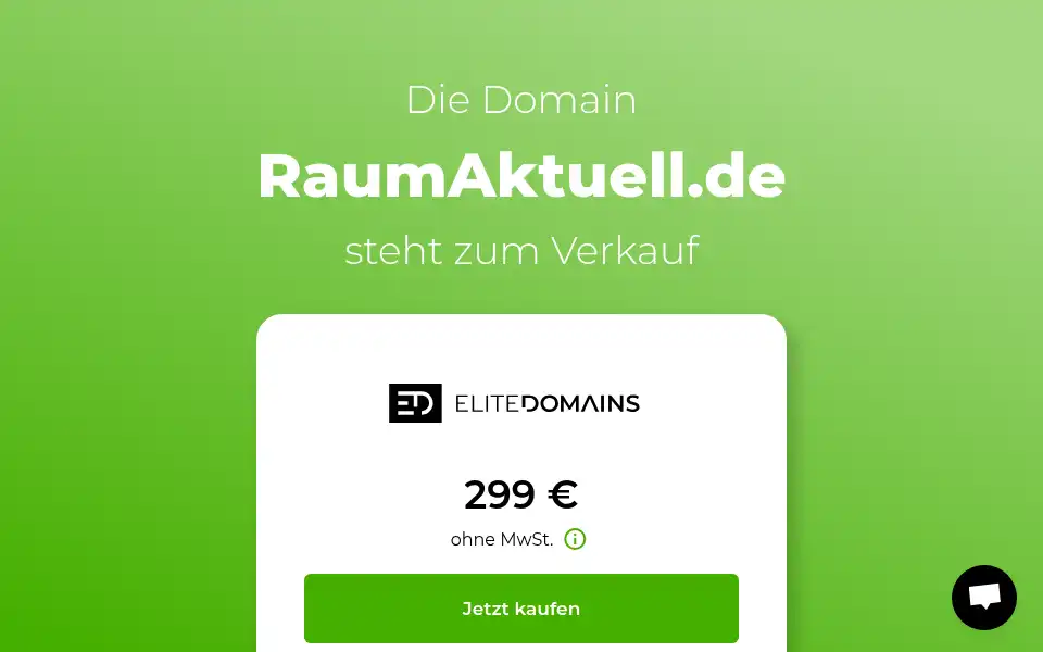 Screenshot of raumaktuell.de