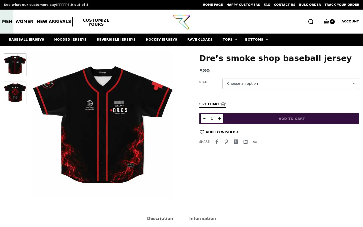 Screenshot of ravebonfire.com