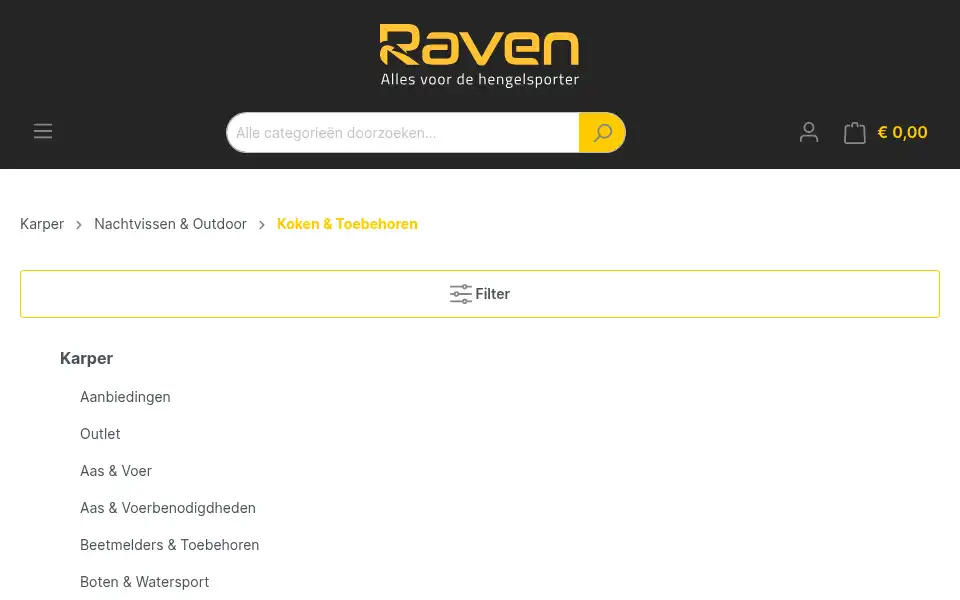 Screenshot of raven-fishing.pl