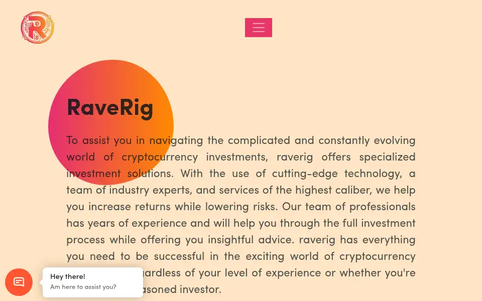 Screenshot of raverig.com