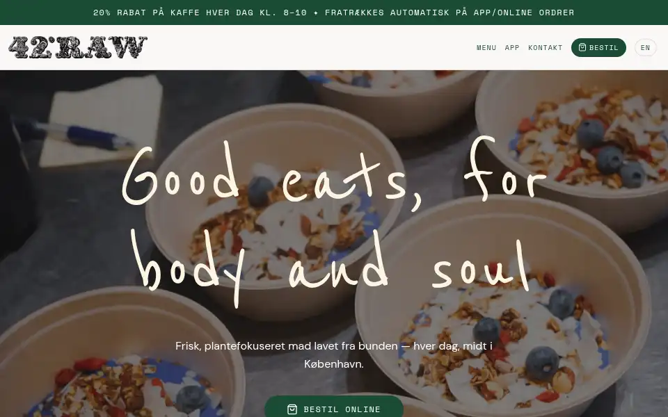 Screenshot of raw42.dk