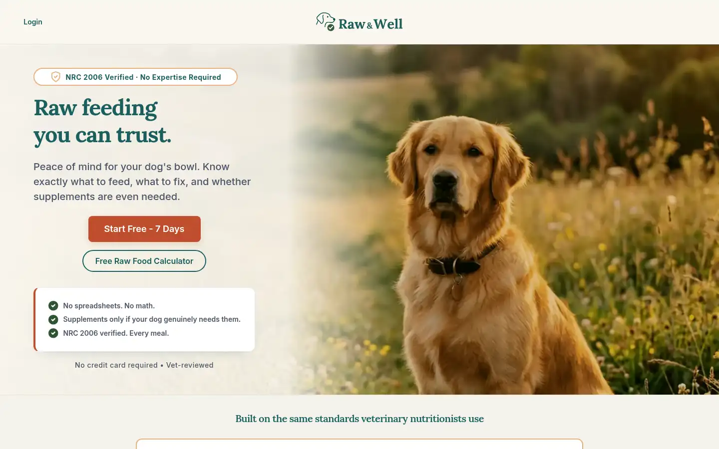 Screenshot of rawandwell.online