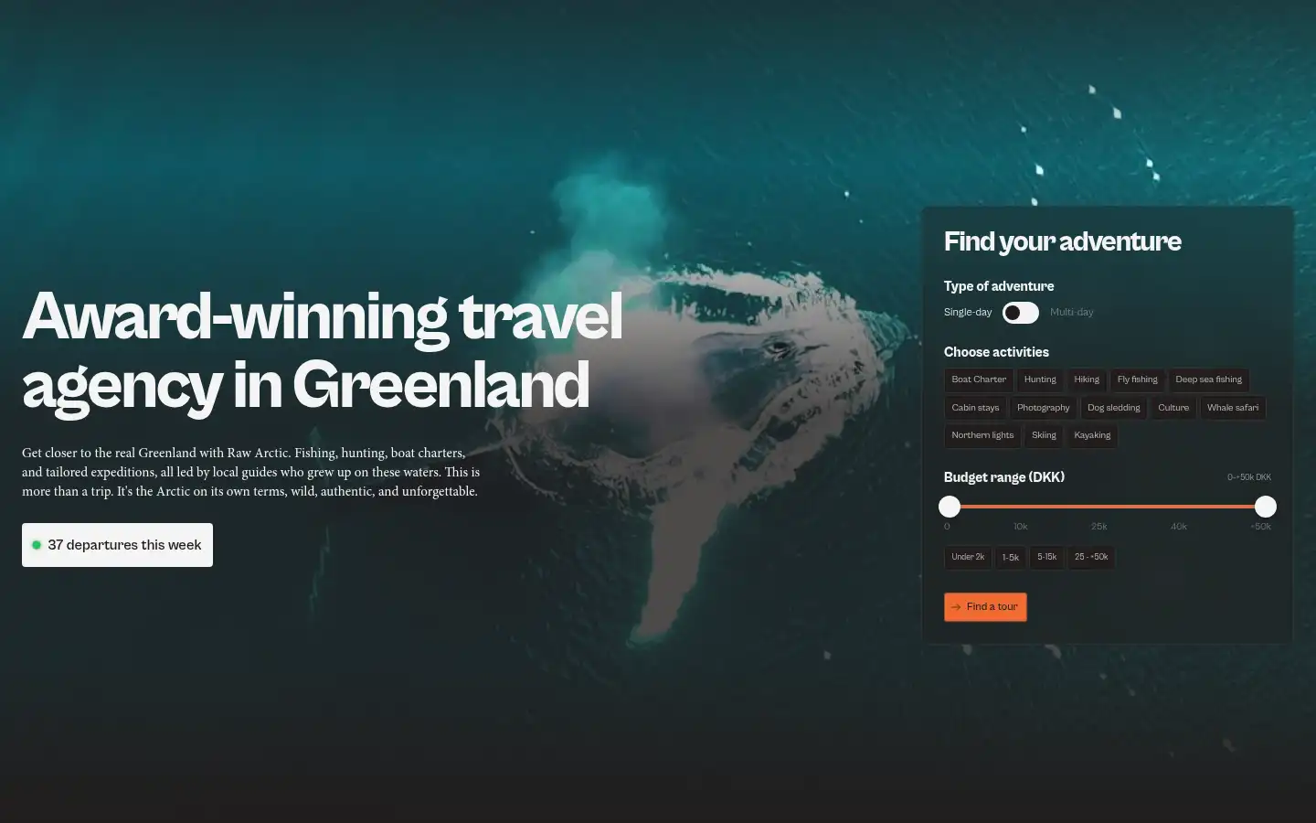 Screenshot of rawarctic.com