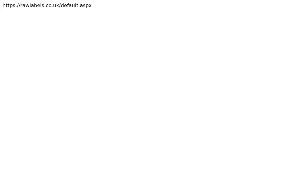 Screenshot of rawlabels.co.uk